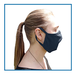BBPBR2 Blaisdell's reusable black cotton face mask