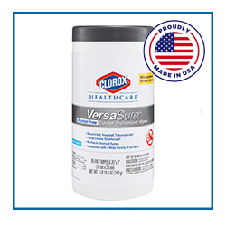 CLO31757 Clorox VersaSure Disinfecting Healthcare Wipes