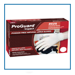 PGD8625M ProGuard Disposable Latex PF General Purpose Gloves