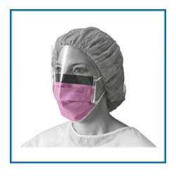 MIINON27410EL Medline Fluid-resistant Face Mask