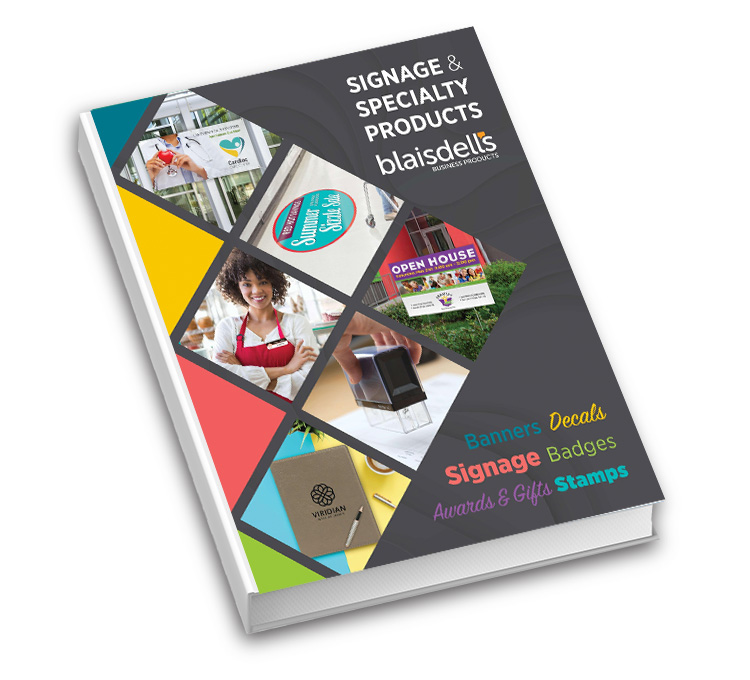 signage promotional products specialty printed products catalog